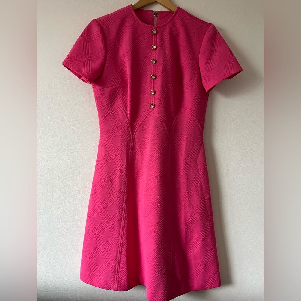Vintage 60s Hot Pink A-line Dress